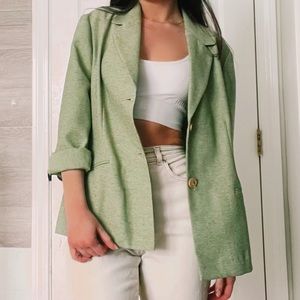 Green Trendy Blazer